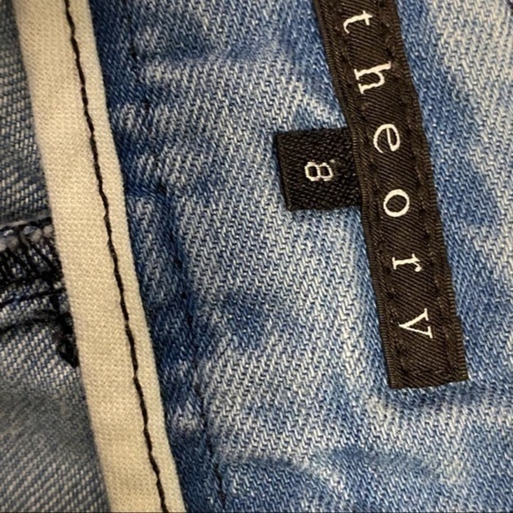 Theory Yanima D Trouser Style Jean shorts 8 - Picture 4 of 6